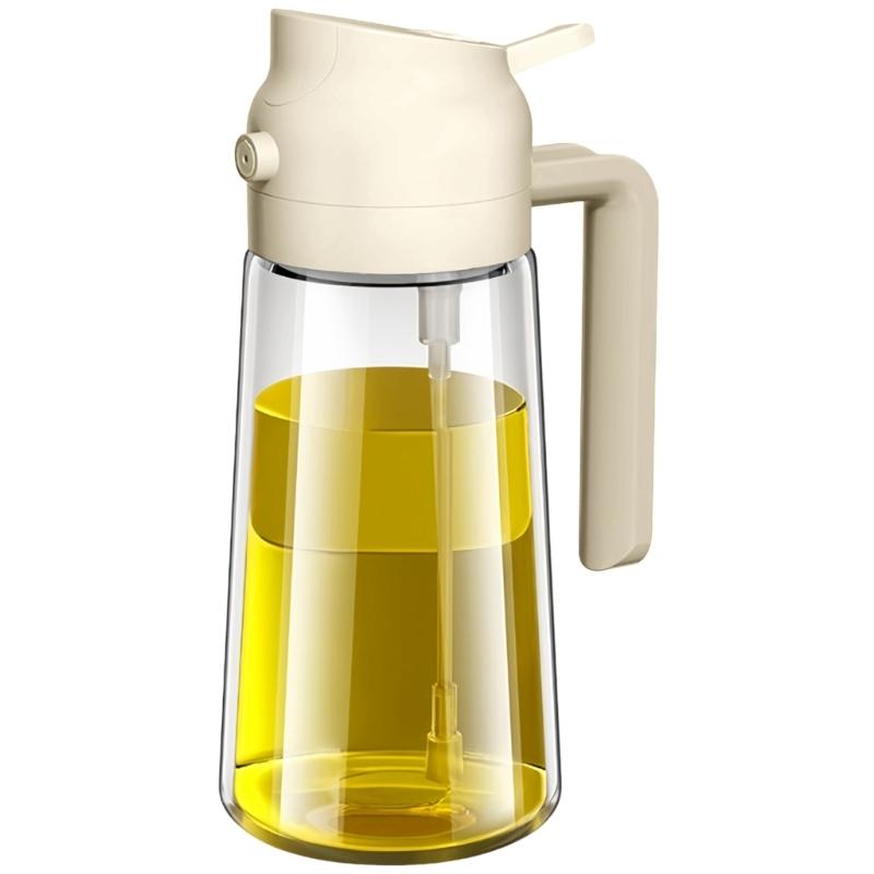 2 in 1 Glass Oil Misters And Dispenser Spill Proof Design With Atomizing Nozzle For Precise Greases Control білий
2 in 1 Glass Oil Misters And Dispenser Spill Proof Design With Atomizing Nozzle For Precise Greases Control білий