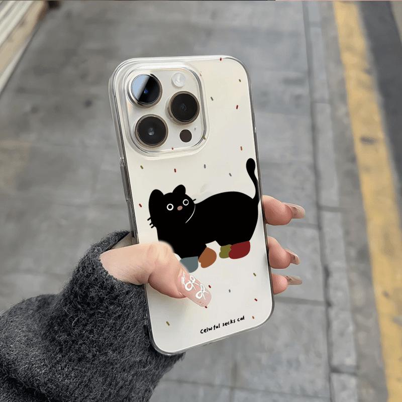 Мягкий прозрачный чехол для телефона Huitou Black Cat для Apple iPhone 11 - 15 Pro Max iPhone XS Max
Мягкий прозрачный чехол для телефона Huitou Black Cat для Apple iPhone 11 - 15 Pro Max iPhone XS Max