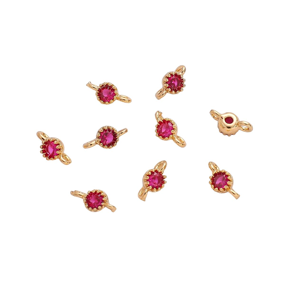 Латунный круглый подвеска-подвеска с кристаллом циркона для серег, браслетов, ожерелья, DIY ювелирных изделий, аксессуары 4x8mm 5pcs фуксия
Латунный круглый подвеска-подвеска с кристаллом циркона для серег, браслетов, ожерелья, DIY ювелирных изделий, аксессуары 4x8mm 5pcs фуксия