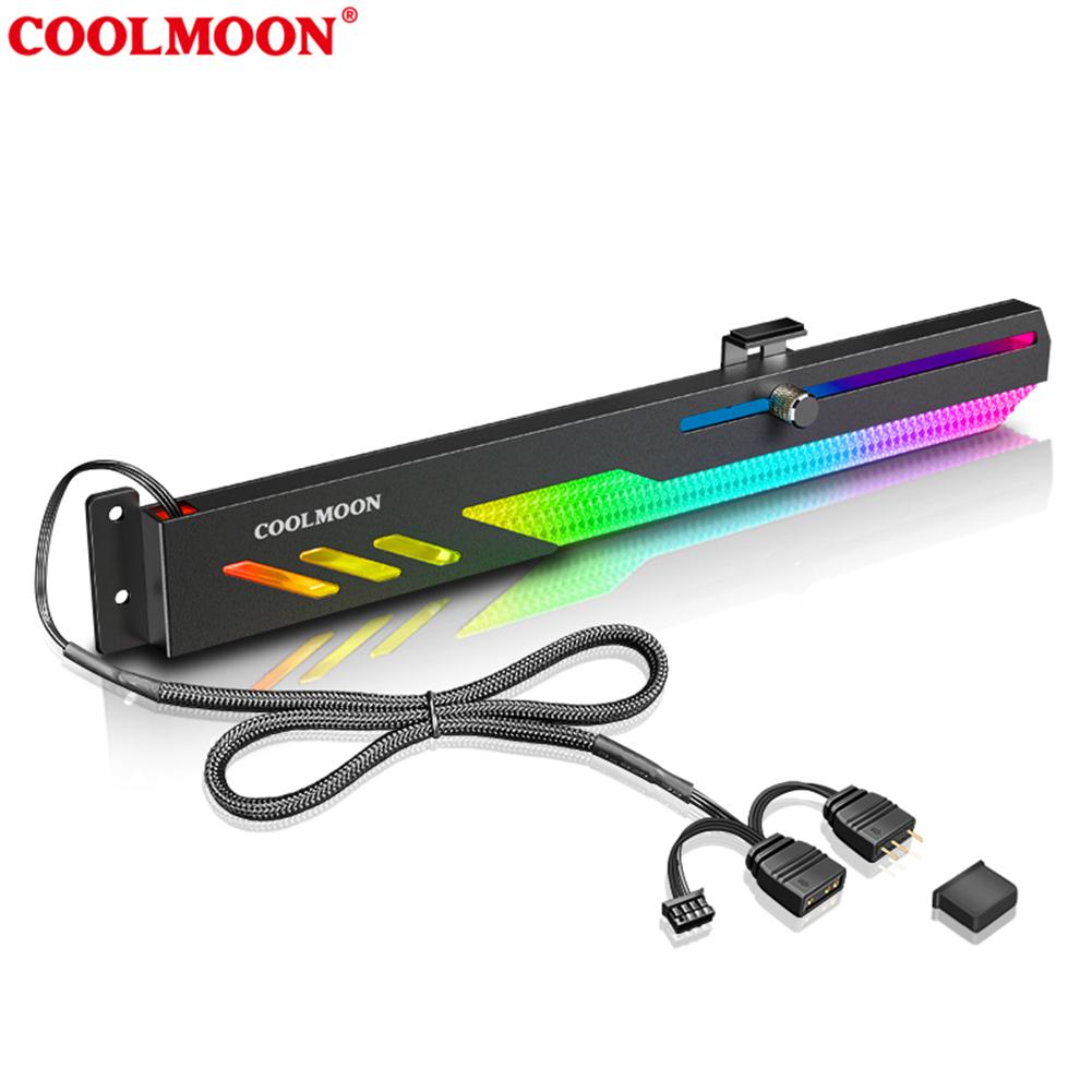 2-в-1 RGB LED Тримач для відеокарти 1800 об/хв 5В 3-контактний ARGB Вентилятор охолодження відеокарти з 3x80мм вентиляторами Кріплення PCI-слота
2-в-1 RGB LED Тримач для відеокарти 1800 об/хв 5В 3-контактний ARGB Вентилятор охолодження відеокарти з 3x80мм вентиляторами Кріплення PCI-слота