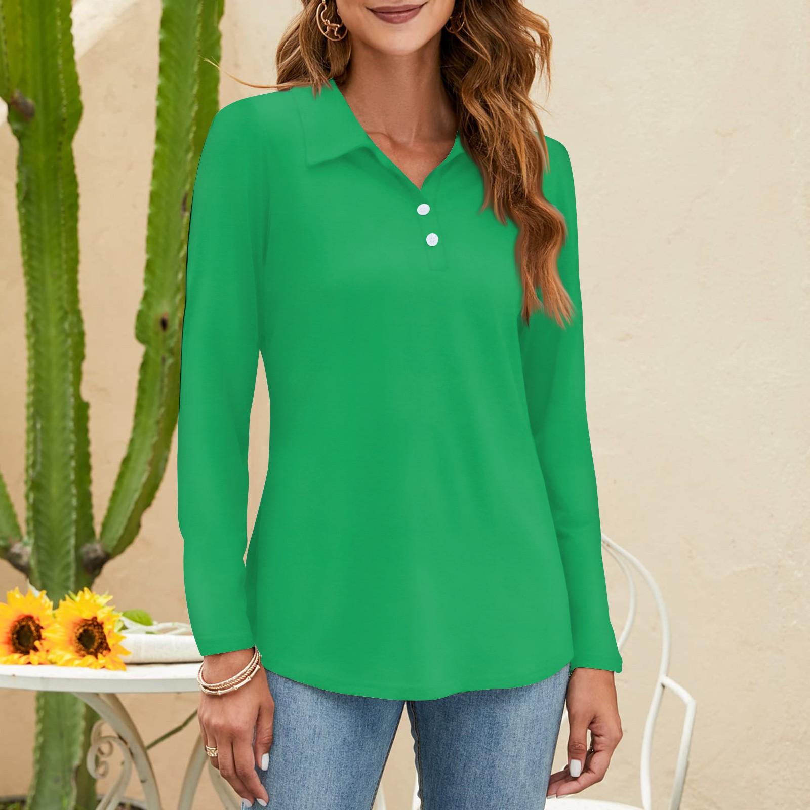 Жіноча модна однотонна вільна сорочка з V-подібним вирізом і довгими рукавами XXXL зелений
Жіноча модна однотонна вільна сорочка з V-подібним вирізом і довгими рукавами XXXL зелений