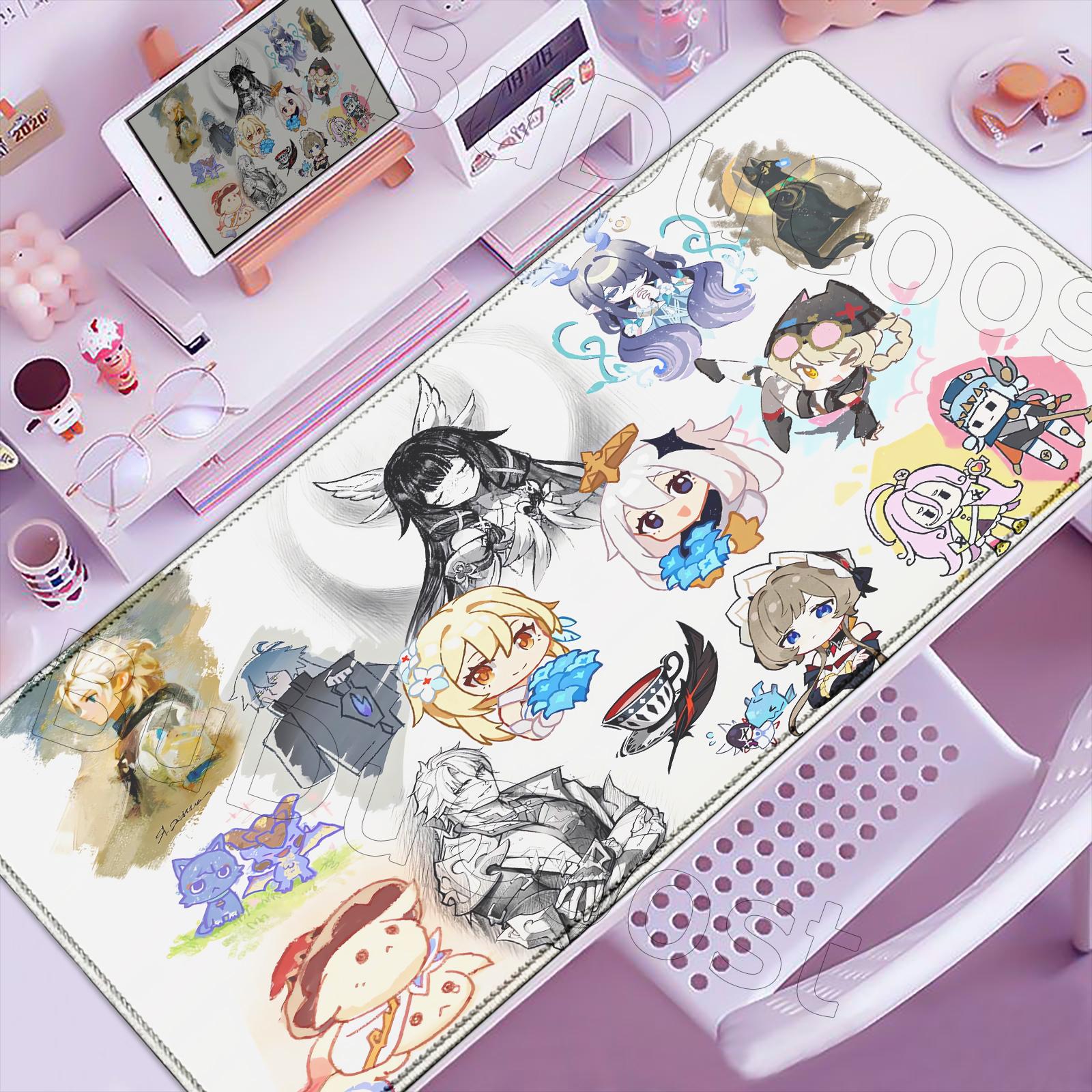 Kawaii Genshin Impact Columbina Mouse Pad Gaming Locking Edge Big Computer Game Large Rubber Non-slip Mousepad Laptop Desk Mat 600x300x2mm
Kawaii Genshin Impact Columbina Mouse Pad Gaming Locking Edge Big Computer Game Large Rubber Non-slip Mousepad Laptop Desk Mat 600x300x2mm