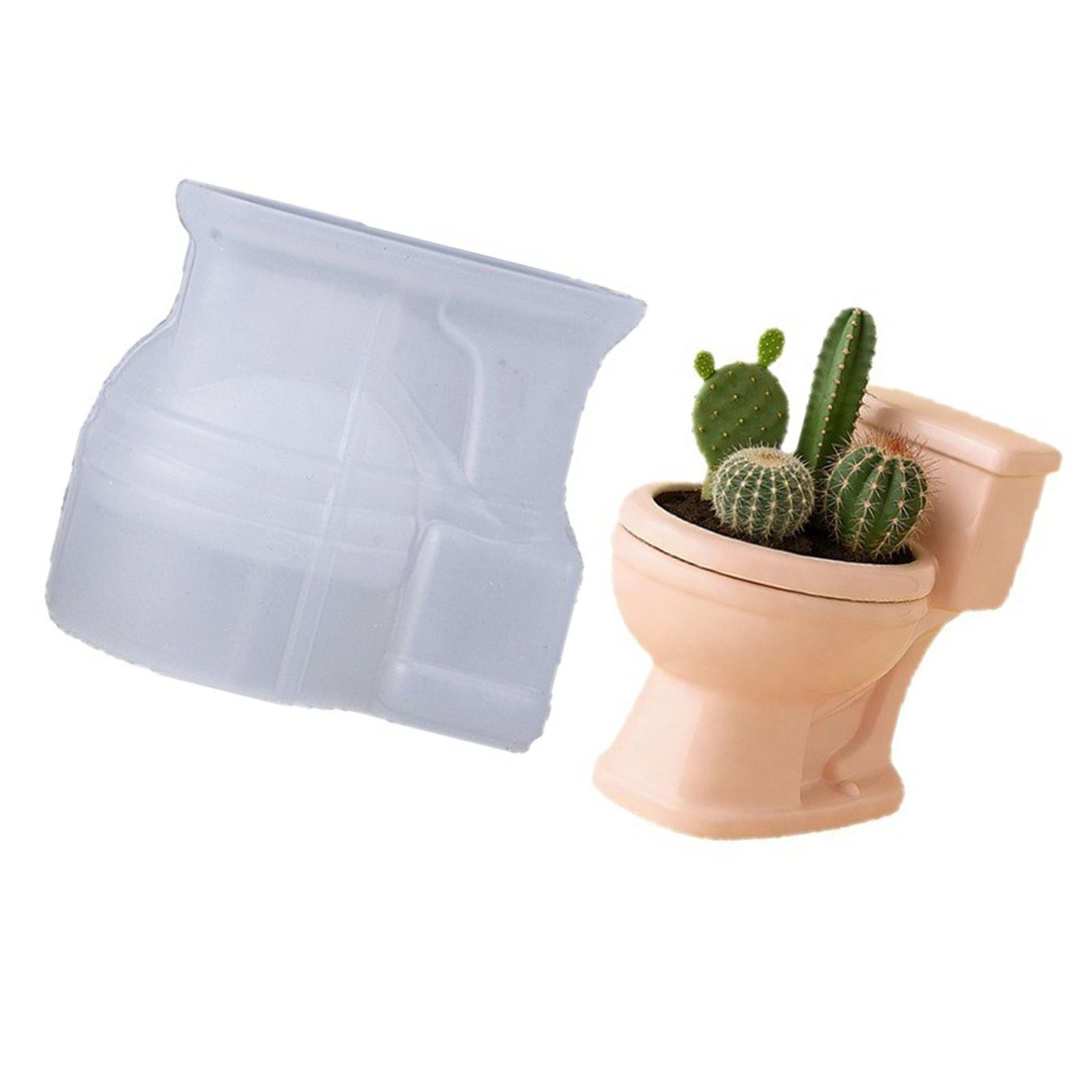 Silicone Toilet Shaped Mold Ideal For Handmade Jewelry Holder And Small Flower Pot Planter Making Mould 1
Silicone Toilet Shaped Mold Ideal For Handmade Jewelry Holder And Small Flower Pot Planter Making Mould 1