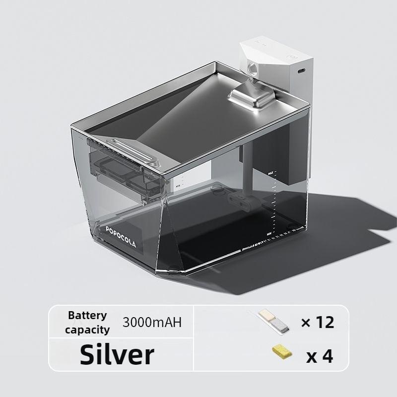 Portable Cat Water Dispenser Silent Automatic Wireless Water Dispenser Circulating Water Basin Pet Supplies Drinking Fountain
Portable Cat Water Dispenser Silent Automatic Wireless Water Dispenser Circulating Water Basin Pet Supplies Drinking Fountain