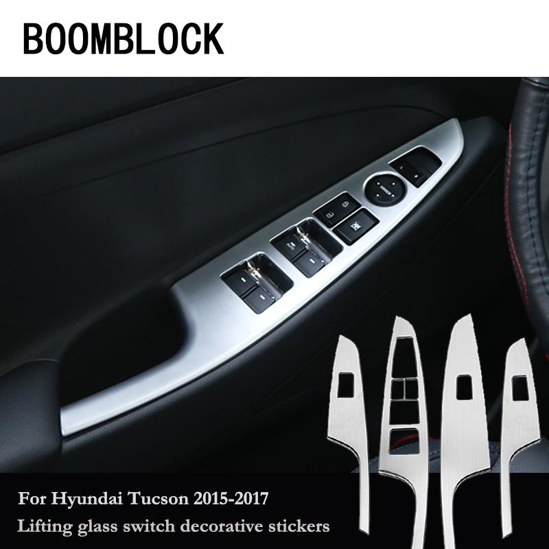 BOOMBLOCK 4 шт. / Комплект автомобильных чехлов для Hyundai Tucson 2017 2016 2015 Кнопка подъема окна Дверная ручка Панель Наклейки на отделку
BOOMBLOCK 4 шт. / Комплект автомобильных чехлов для Hyundai Tucson 2017 2016 2015 Кнопка подъема окна Дверная ручка Панель Наклейки на отделку
