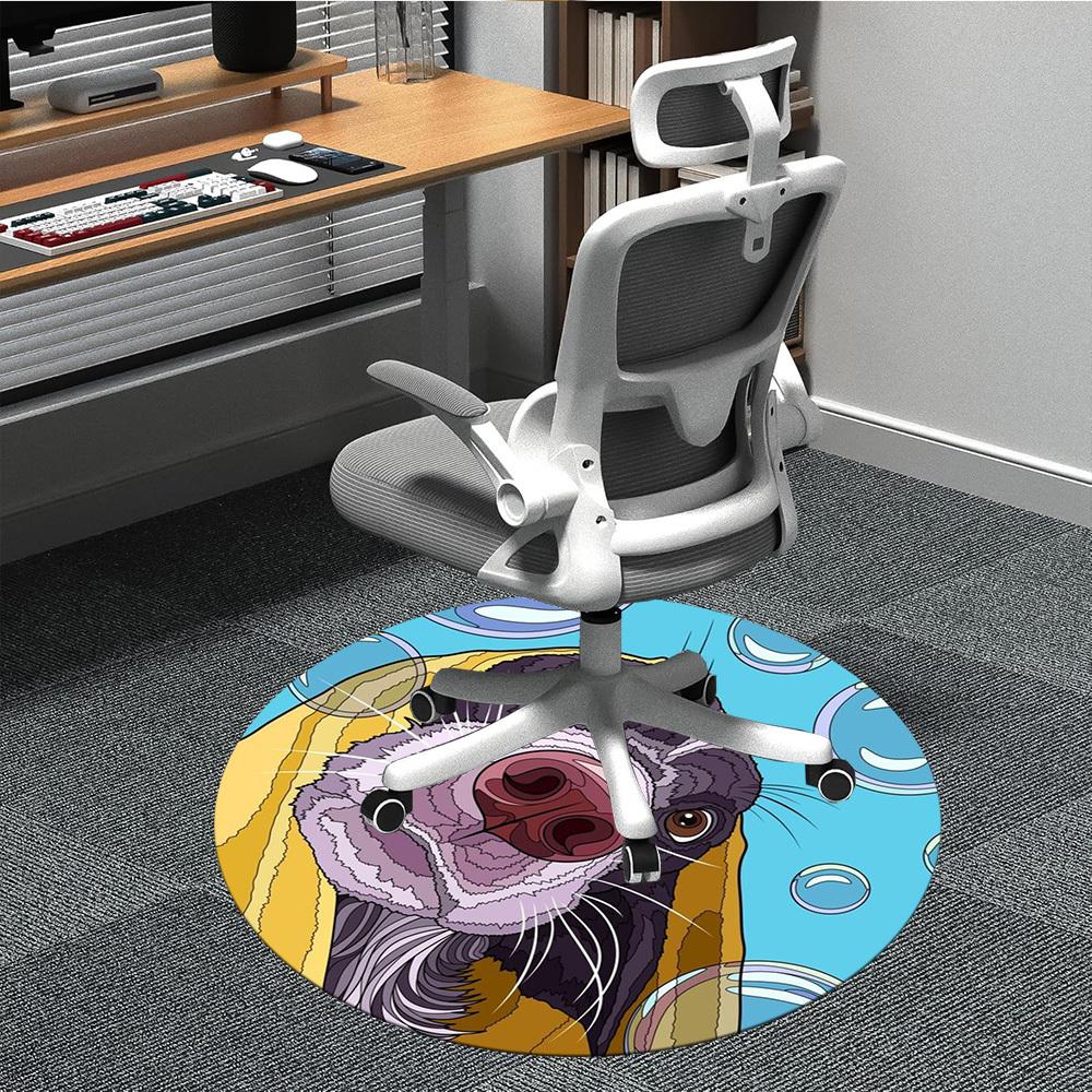 1pc Dog Print Chair Carpet for Office Non-Slip Mat for Office - Decorative Floor Mat yy251030189 80cm by 80cm
1pc Dog Print Chair Carpet for Office Non-Slip Mat for Office - Decorative Floor Mat yy251030189 80cm by 80cm