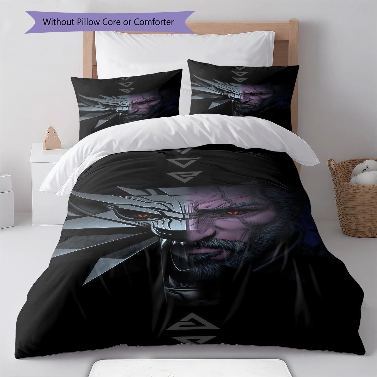 The Witcher Bedding Quilt Set Quilt Cover Pillowcase Home Decoration Birthday Gift (1 * duvet cover + 2 * pillowcase, without core) 135x200cm
The Witcher Bedding Quilt Set Quilt Cover Pillowcase Home Decoration Birthday Gift (1 * duvet cover + 2 * pillowcase, without core) 135x200cm