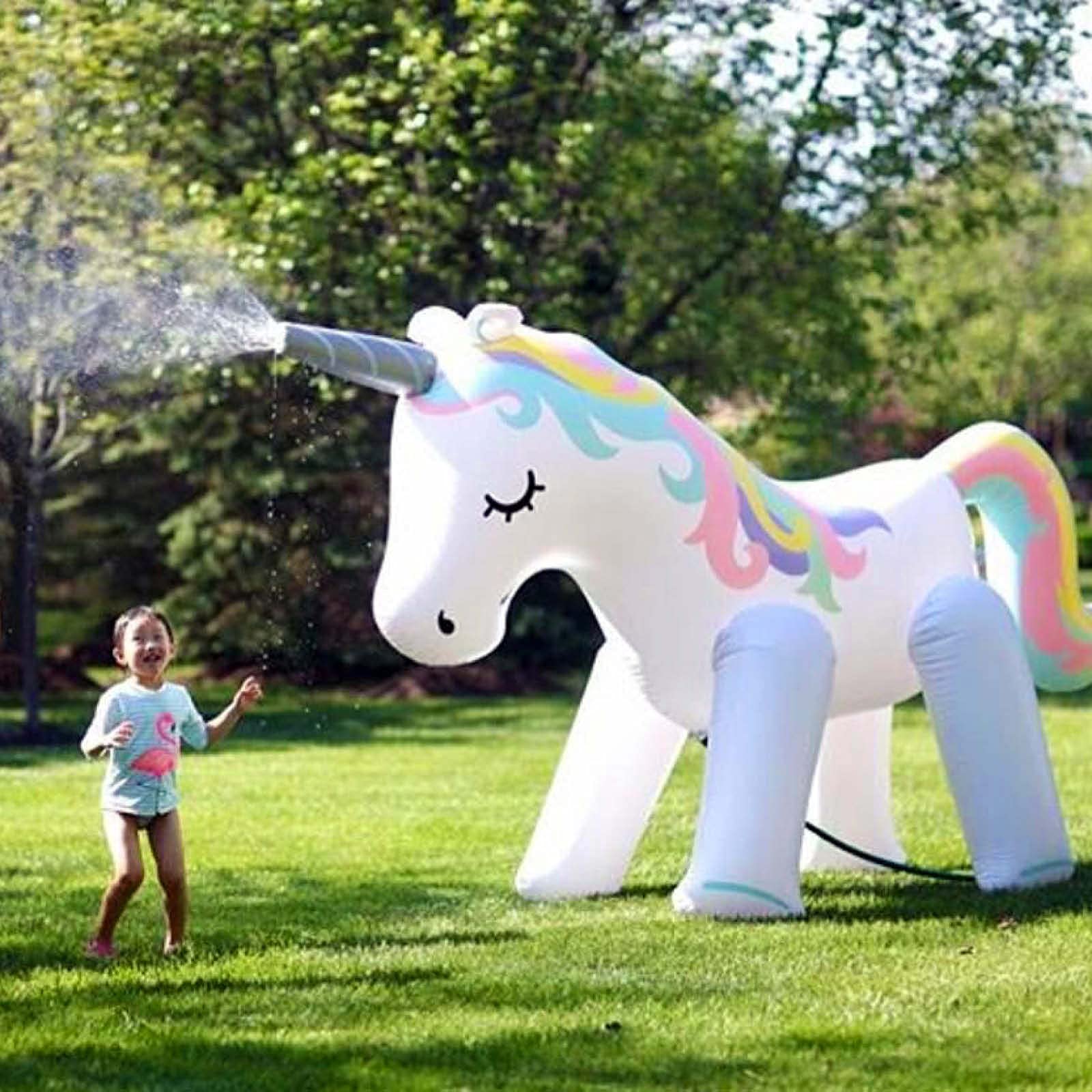 VeroMan Просто подключите к шлангу Splash Unicorn Pegasus Fountain Water Play Inflatable Pool Garden Shower
VeroMan Просто подключите к шлангу Splash Unicorn Pegasus Fountain Water Play Inflatable Pool Garden Shower