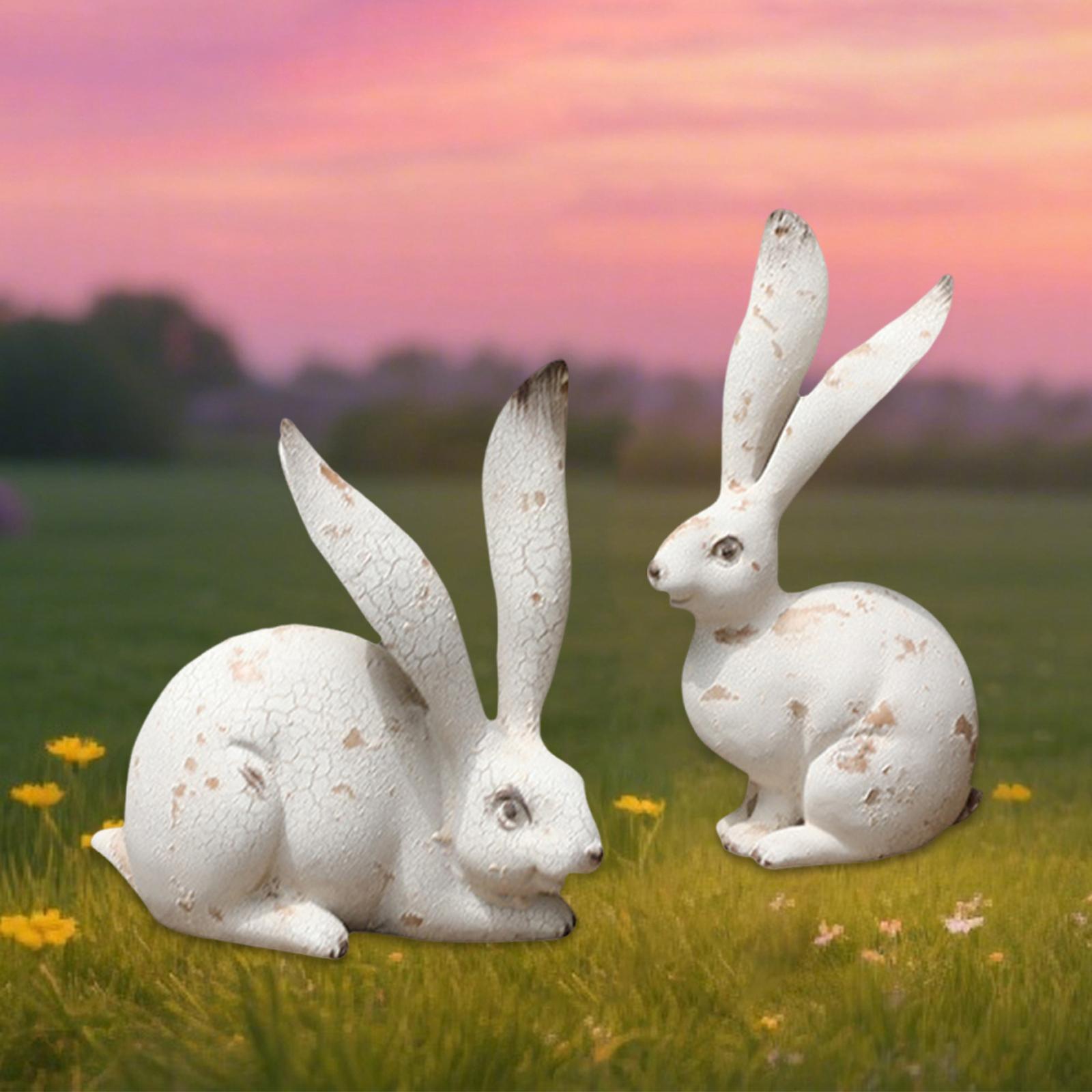2x Rabbit Figurines Decorative Home Decoration Collection Garden Decoration Resin Statue for Room Windowsill Courtyard Office
2x Rabbit Figurines Decorative Home Decoration Collection Garden Decoration Resin Statue for Room Windowsill Courtyard Office