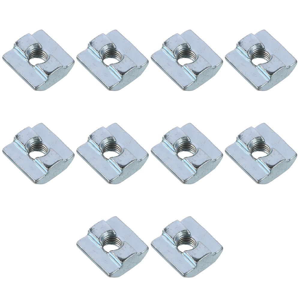 10 шт. скользящие Т-образные гайки из углеродистой стали, оцинкованные Т-образные гайки с молотковой головкой для алюминиевого профиля серии 4040
10 шт. скользящие Т-образные гайки из углеродистой стали, оцинкованные Т-образные гайки с молотковой головкой для алюминиевого профиля серии 4040