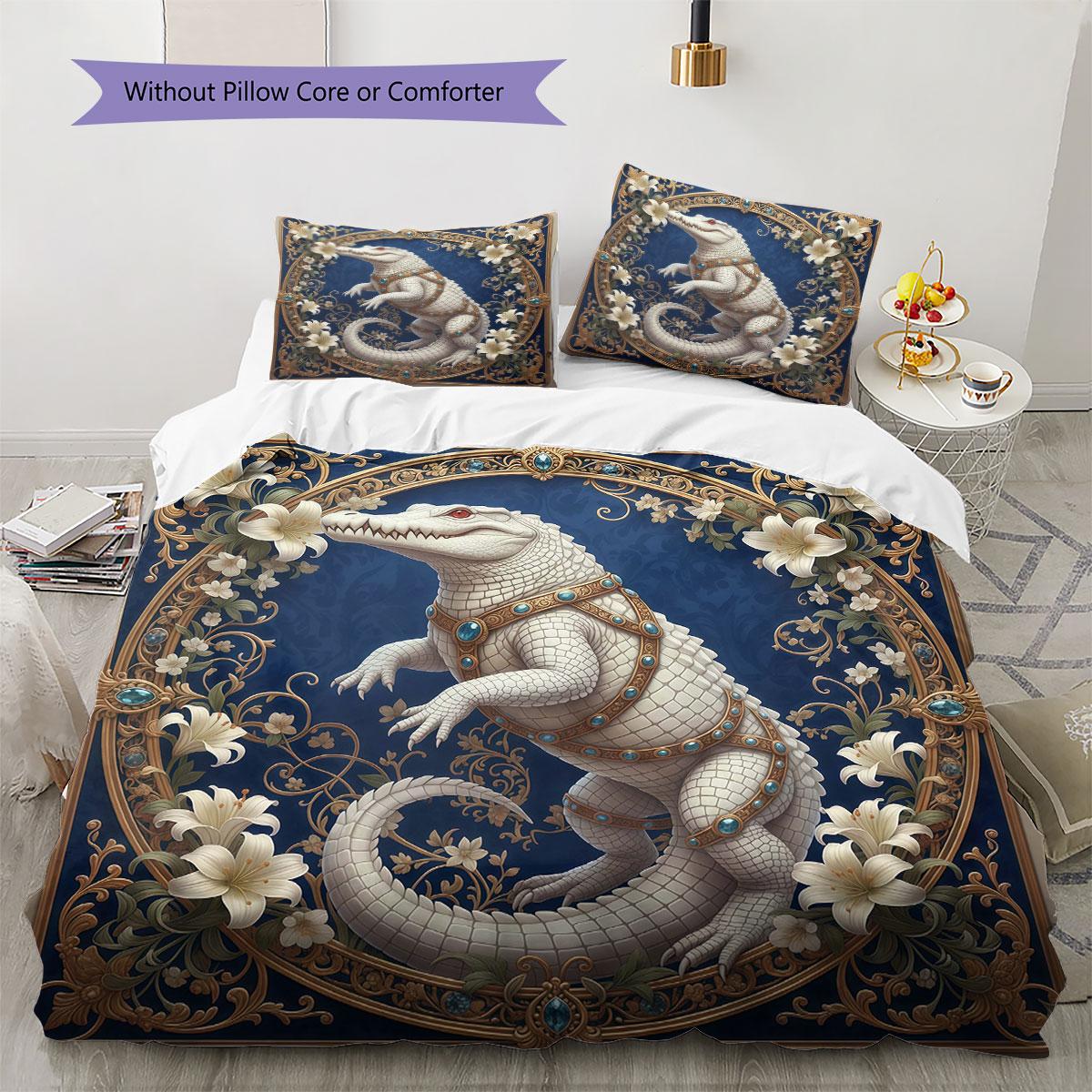 Rococoanimalreliefs Pattern Bedding Quilt Set Quilt Cover Pillowcase Home Decoration Birthday Gift (1 * duvet cover + 2 * pillowcase, without core) 135x200cm
Rococoanimalreliefs Pattern Bedding Quilt Set Quilt Cover Pillowcase Home Decoration Birthday Gift (1 * duvet cover + 2 * pillowcase, without core) 135x200cm