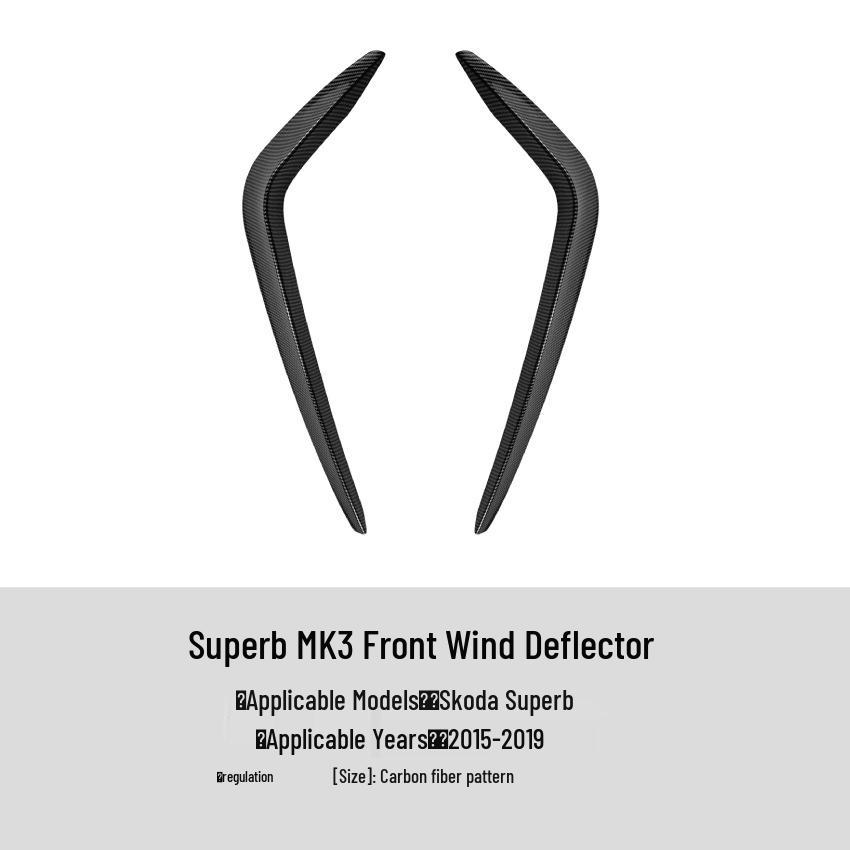 Front Bumper Spoiler Sticker for Skoda Superb MK3 2015-2019
Front Bumper Spoiler Sticker for Skoda Superb MK3 2015-2019