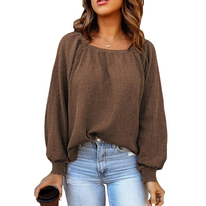 Women s Plus Size Autumn New Solid Color Square Collar Loose Casual Knitted Top 2XL чорний
Women s Plus Size Autumn New Solid Color Square Collar Loose Casual Knitted Top 2XL чорний