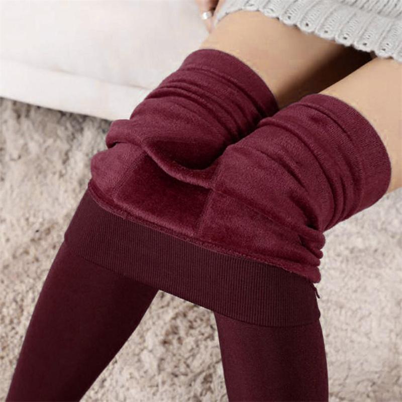 Auroth Winter Women Plus Velvet Warm Leggings Elastic High Waist Thicken Leggings High Stretch Tights 3XL вина червоного кольору
Auroth Winter Women Plus Velvet Warm Leggings Elastic High Waist Thicken Leggings High Stretch Tights 3XL вина червоного кольору
