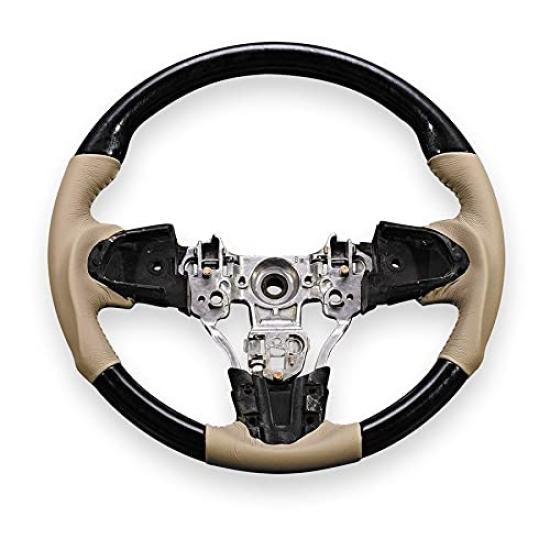 Steering Tanto LA600 LA610 Tanto Custom Daihatsu Gun Grip Black Wood Beige Leather ST159-T042
Steering Tanto LA600 LA610 Tanto Custom Daihatsu Gun Grip Black Wood Beige Leather ST159-T042