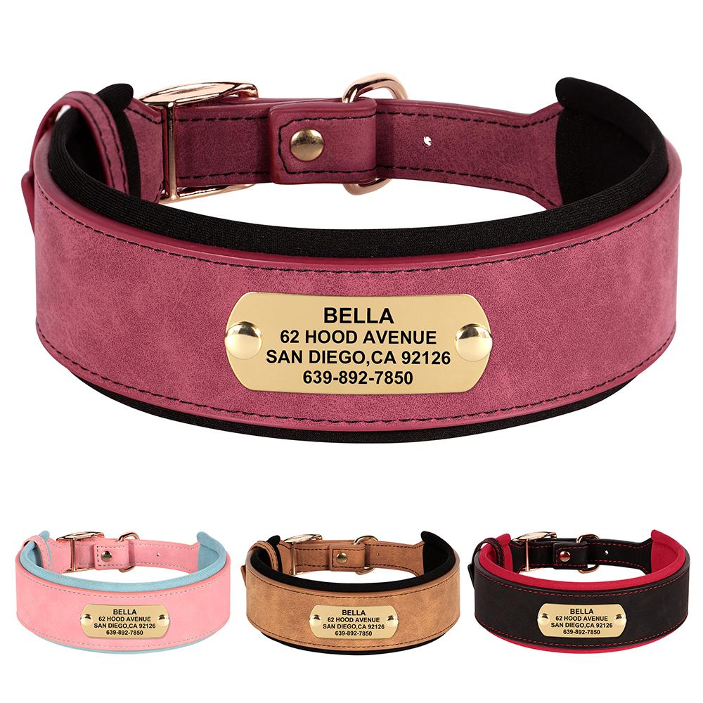 Personalized Wide Dog Collar PU Leather Customized Dogs Tag Collars Padded Pet Collar for Small Medium Large Dogs Pitbull Buldog M рожевий
Personalized Wide Dog Collar PU Leather Customized Dogs Tag Collars Padded Pet Collar for Small Medium Large Dogs Pitbull Buldog M рожевий