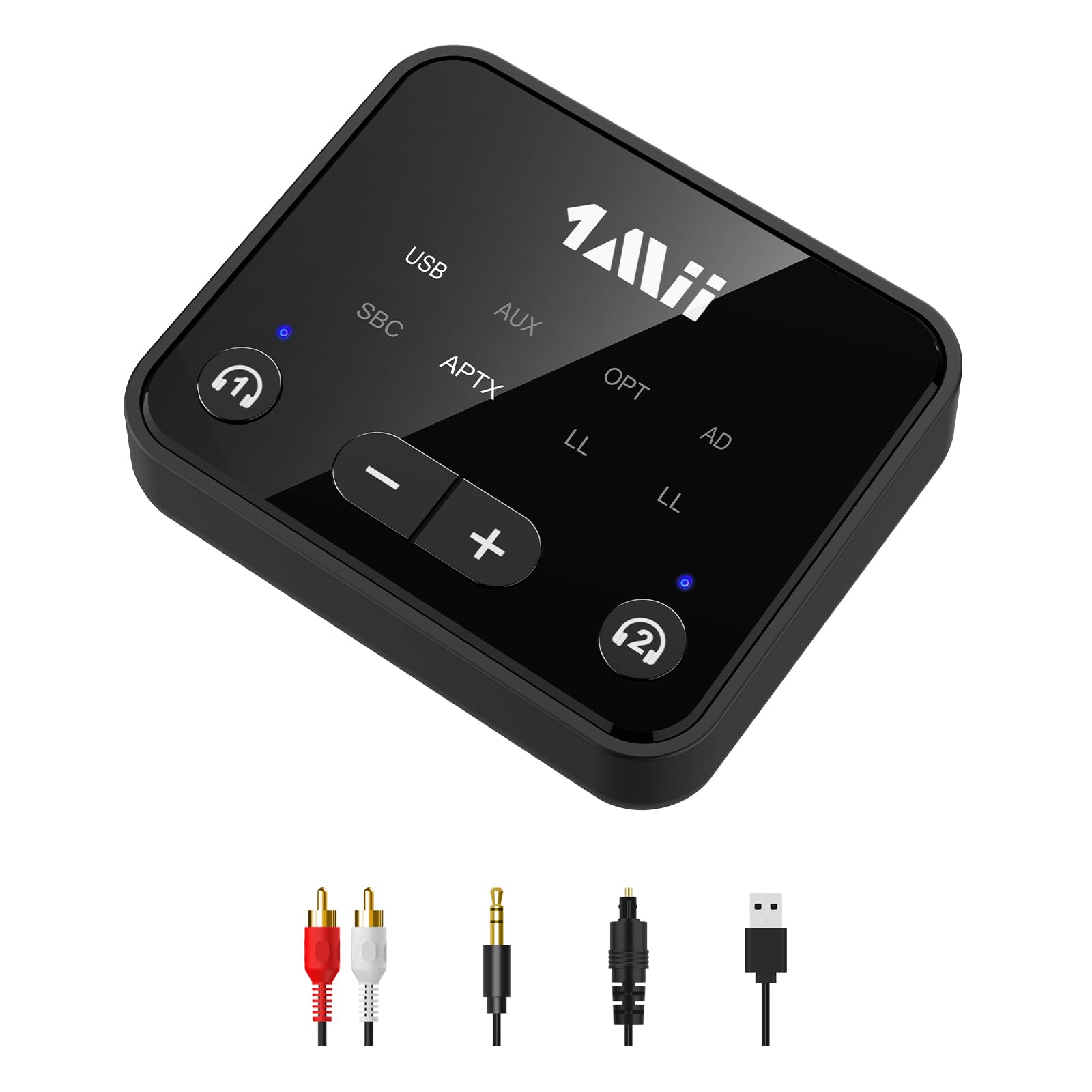 1Mii Bluetooth Transmitter Applicable to 2 Wireless Earphones from TV Long Range 30m Bluetooth Adapter TV aptX Low Latency Volume Control Applicable
1Mii Bluetooth Transmitter Applicable to 2 Wireless Earphones from TV Long Range 30m Bluetooth Adapter TV aptX Low Latency Volume Control Applicable