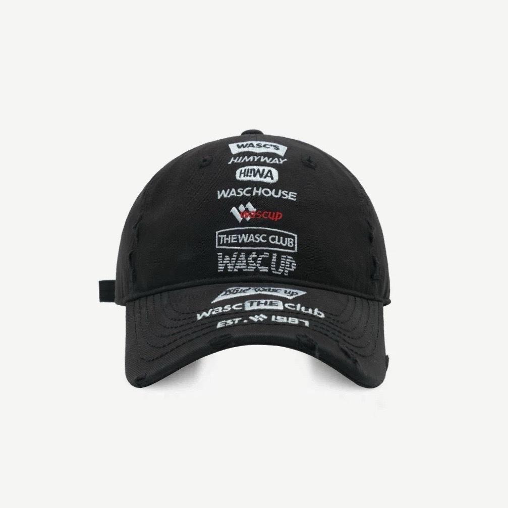 A Female Soft Top Heavily Distressed Embroidered Letter Couple Baseball Hat and A Male with A Smaller Face Adjustable
A Female Soft Top Heavily Distressed Embroidered Letter Couple Baseball Hat and A Male with A Smaller Face Adjustable