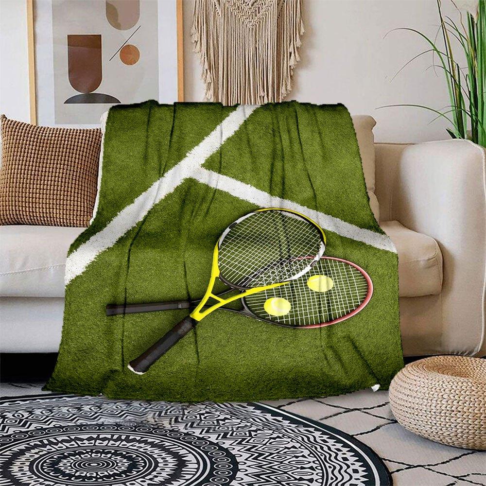 Tennis Rackets and Balls on CourtBlanket Flannel Throw Blanket for Sofa, Bed, Travel, Camping, Office, Couch, Chair, And Bed Gift for Christ 150x180cm
Tennis Rackets and Balls on CourtBlanket Flannel Throw Blanket for Sofa, Bed, Travel, Camping, Office, Couch, Chair, And Bed Gift for Christ 150x180cm
