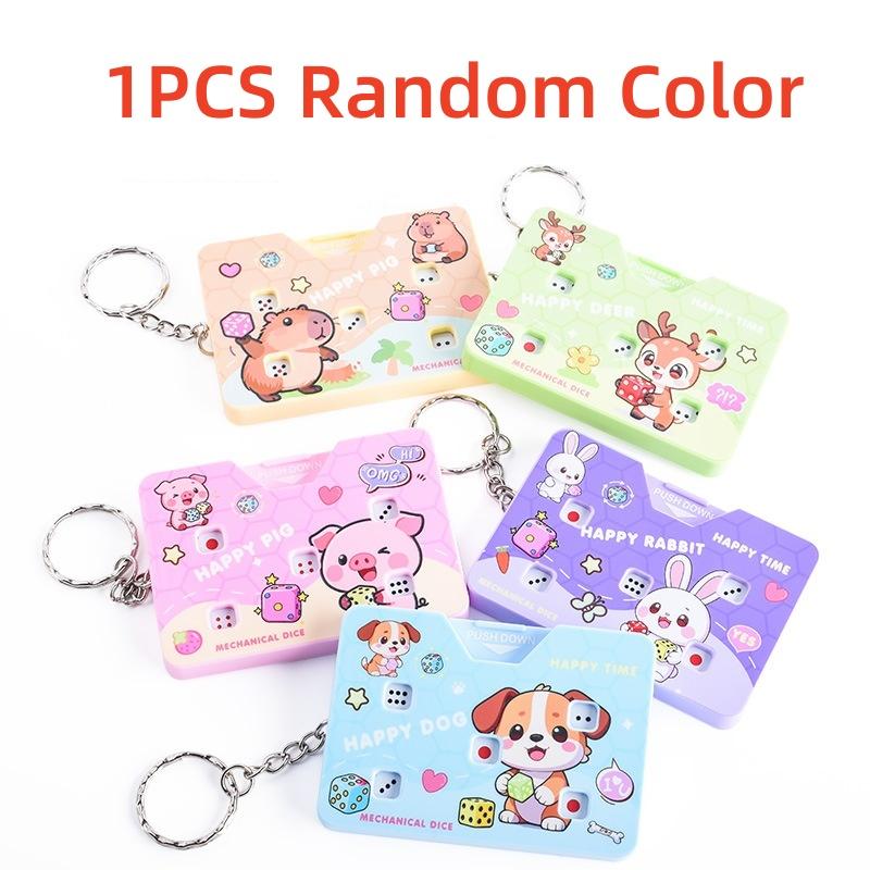 Funny Cartoon Creative Press Dice Pendant Stress Relief Game Console Portable Bag Charm Keychain Small Gift for Kids and Friends
Funny Cartoon Creative Press Dice Pendant Stress Relief Game Console Portable Bag Charm Keychain Small Gift for Kids and Friends