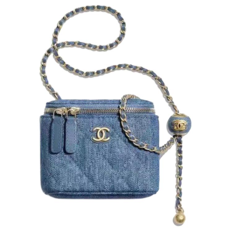 Chanel 22c Рання весна Маленький золотистий логотип-кулька Шкіряний ланцюжок Носити ланцюжок Джинсова сумка-месенджер Міні Жіноча Синій Basic+Dust Bag синій
Chanel 22c Рання весна Маленький золотистий логотип-кулька Шкіряний ланцюжок Носити ланцюжок Джинсова сумка-месенджер Міні Жіноча Синій Basic+Dust Bag синій