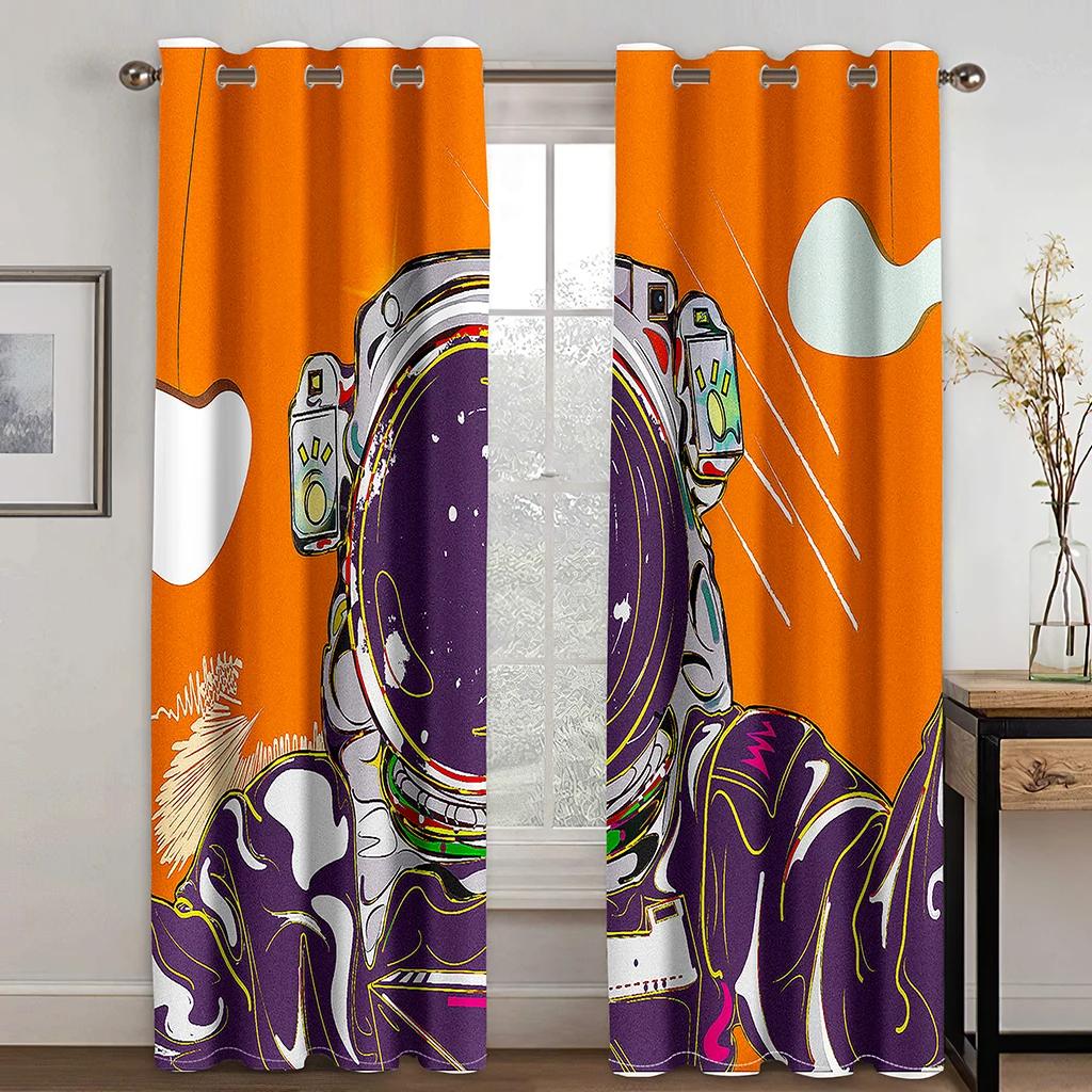 Anime Cartoon Space Astronaut High Shading Curtain for Living Room Bedroom Hotel Window Thick Blackout Curtains Various Drape W55 X H120cm X 2&HOOK
Anime Cartoon Space Astronaut High Shading Curtain for Living Room Bedroom Hotel Window Thick Blackout Curtains Various Drape W55 X H120cm X 2&HOOK