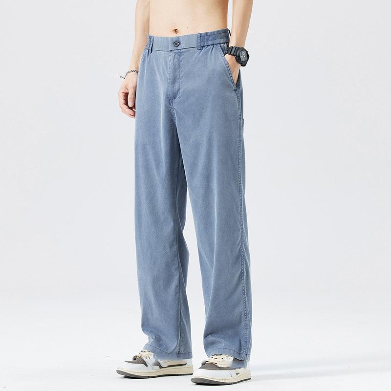 Летние мешковатые джинсы мужские классические тонкие прямые повседневные брюки из лиоцелла мягкие джинсовые брюки кофейно-голубого и серого цвета S синий
Летние мешковатые джинсы мужские классические тонкие прямые повседневные брюки из лиоцелла мягкие джинсовые брюки кофейно-голубого и серого цвета S синий