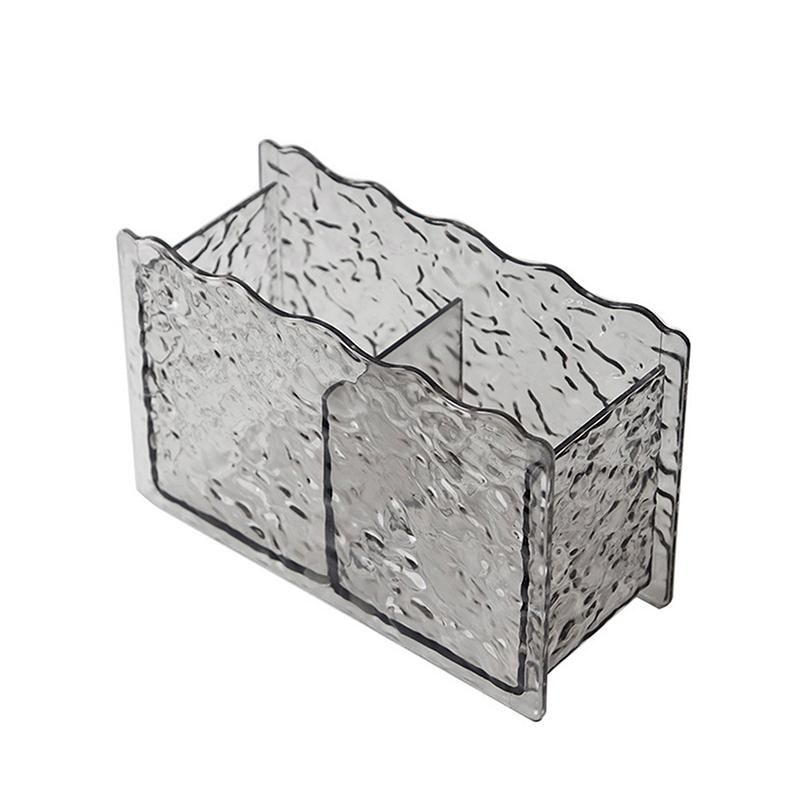 Акриловый ящик для хранения косметики Water Ripple, держатель для кистей для макияжа, органайзер для помады, карандаша для бровей, подставка для ванной комнаты серый
Акриловый ящик для хранения косметики Water Ripple, держатель для кистей для макияжа, органайзер для помады, карандаша для бровей, подставка для ванной комнаты серый