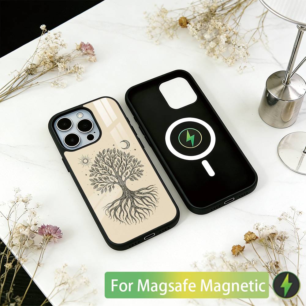 Tree of life Yggdrasil Phone Case For iPhone17,16,15,14,13,12,11 Plus,Pro Magnetic with Magsafe Wireless Charging iPhone17
Tree of life Yggdrasil Phone Case For iPhone17,16,15,14,13,12,11 Plus,Pro Magnetic with Magsafe Wireless Charging iPhone17