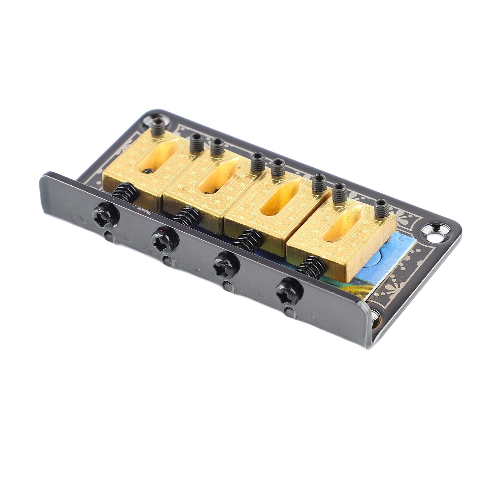 Guitar Fixed Bridge Electric Bass Hardtail Saddle Bridge Tool Metal for 4 String Ukulele GA908 Black
Guitar Fixed Bridge Electric Bass Hardtail Saddle Bridge Tool Metal for 4 String Ukulele GA908 Black