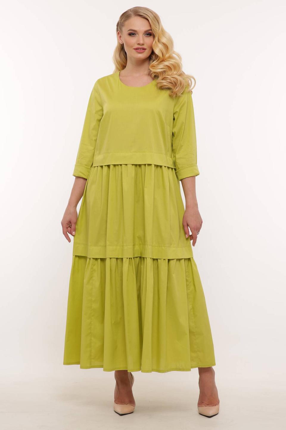 Сукня з широкими воланами Tatiana БЕЛЛ 7XL жовтий
Сукня з широкими воланами Tatiana БЕЛЛ 7XL жовтий