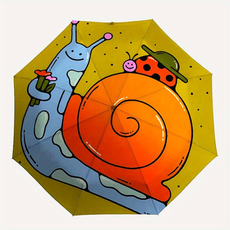 1pc Snail Ladybug Auto Open/close, All-Season Portable Folding Umbrella for Women & Men, Travel, Everyday, Formal Events - Compact Luxury Parasol, Out
1pc Snail Ladybug Auto Open/close, All-Season Portable Folding Umbrella for Women & Men, Travel, Everyday, Formal Events - Compact Luxury Parasol, Out