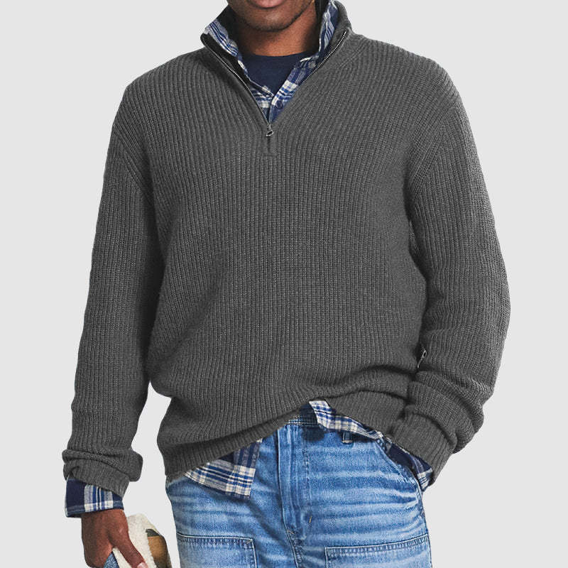 Men s Autumn and Winter Loose Business Casual Sweater Solid Color Stand Up Collar Zipper Top 5XL
Men s Autumn and Winter Loose Business Casual Sweater Solid Color Stand Up Collar Zipper Top 5XL
