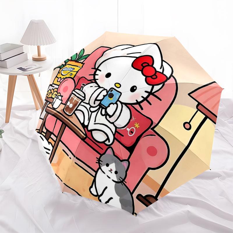 1pc Hello Kitty Automatic Opening/Closing Umbrella with Foldable Design, 8-Bone Iron Frame, Outdoor Use, Ideal Gift for Fans, Travelers, Daily Use, Su
1pc Hello Kitty Automatic Opening/Closing Umbrella with Foldable Design, 8-Bone Iron Frame, Outdoor Use, Ideal Gift for Fans, Travelers, Daily Use, Su