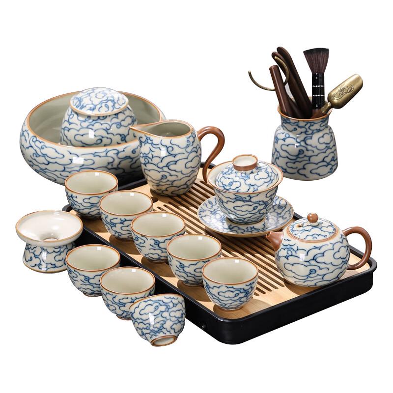Tao Ding Xuan Xiangyun Ru Kiln Ceramic Tea Set
Tao Ding Xuan Xiangyun Ru Kiln Ceramic Tea Set