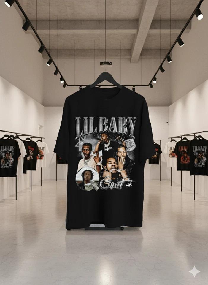 Lil Baby Inspired Rap Hip Hop Graphic Black T-Shirt Unisex - S356 4XL
Lil Baby Inspired Rap Hip Hop Graphic Black T-Shirt Unisex - S356 4XL