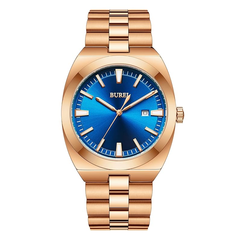 BUREI watch men s analog quartz rose gold waterproof date arm clock large dial Popularity Fashionable gentleman for men business casual night light
BUREI watch men s analog quartz rose gold waterproof date arm clock large dial Popularity Fashionable gentleman for men business casual night light