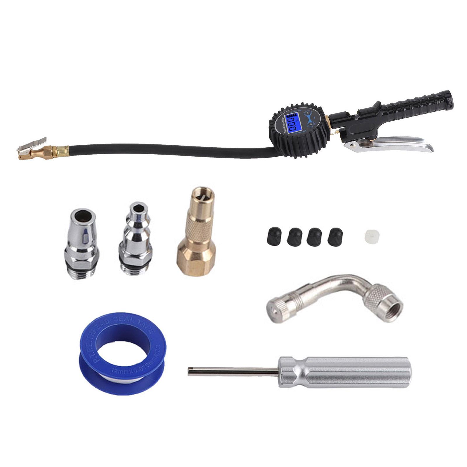 Tire Pressure Gauge Inflator 200PSI LCD Digital Display High Accuracy for Car Auto Motorcycle
Tire Pressure Gauge Inflator 200PSI LCD Digital Display High Accuracy for Car Auto Motorcycle