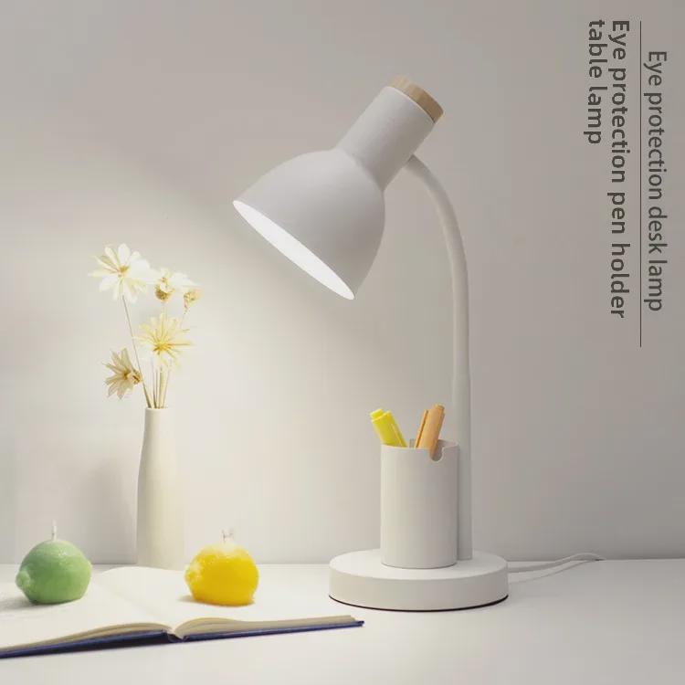 Scandinavian-style LED Desk Lamp with Pen Holder for Eye-Friendly Study and Dorm Rooms No Bulb білий
Scandinavian-style LED Desk Lamp with Pen Holder for Eye-Friendly Study and Dorm Rooms No Bulb білий