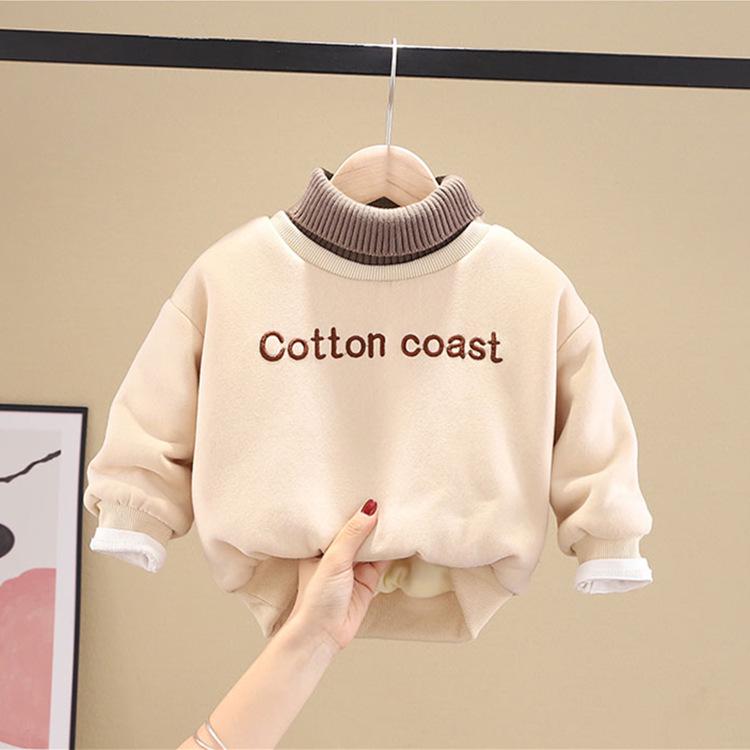 Уютный вельветовый свитшот с высоким воротником для мальчиков - Утепленное теплое пальто с длинным рукавом для осени и зимы 120 cm грязно-белый
Уютный вельветовый свитшот с высоким воротником для мальчиков - Утепленное теплое пальто с длинным рукавом для осени и зимы 120 cm грязно-белый