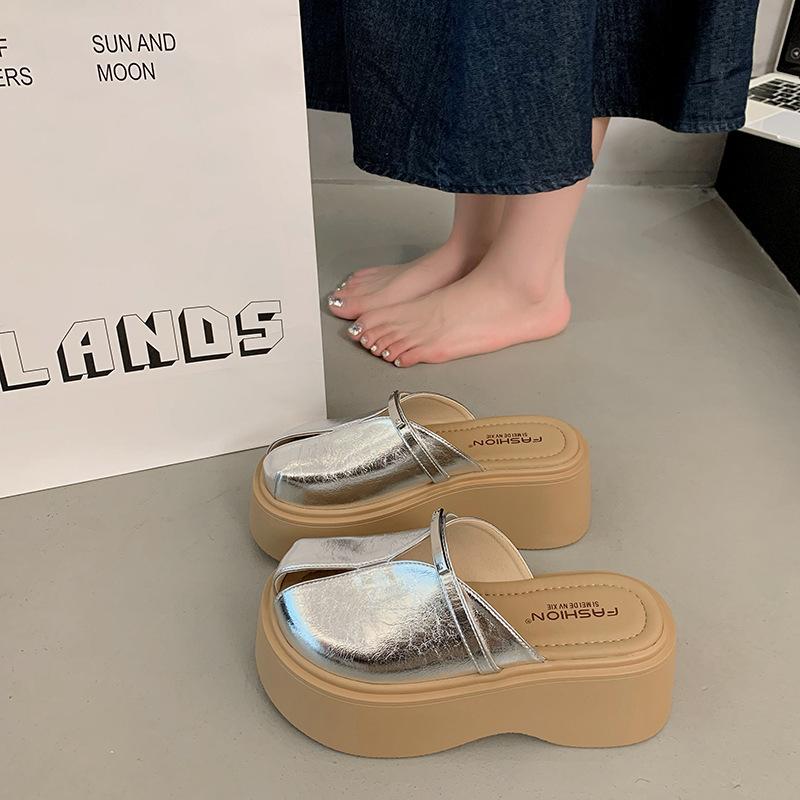 Баотоу полууниверсальные женские летние модные шлепанцы европейская станция один педаль 2025 новая платформа для верхней одежды ленивые сандалии 39 серебряный
Баотоу полууниверсальные женские летние модные шлепанцы европейская станция один педаль 2025 новая платформа для верхней одежды ленивые сандалии 39 серебряный