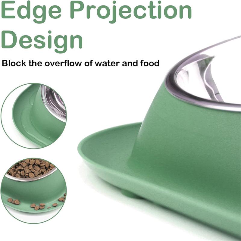 Dog Cat Basic Food And Water Bowl Set, 2 Removable Stainless Steel Feeding Bowls With Non-Slip Leak-Proof Plastic Stand сірий
Dog Cat Basic Food And Water Bowl Set, 2 Removable Stainless Steel Feeding Bowls With Non-Slip Leak-Proof Plastic Stand сірий