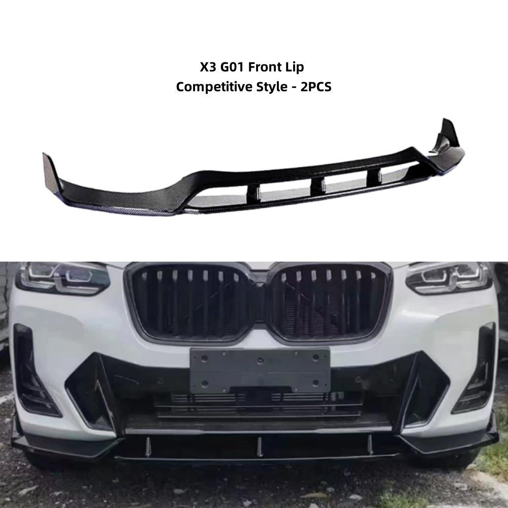 BMW X3 G01 M Sport 18-24 Black Warrior Front Lip/Spoiler/Splitter Gloss Black
BMW X3 G01 M Sport 18-24 Black Warrior Front Lip/Spoiler/Splitter Gloss Black