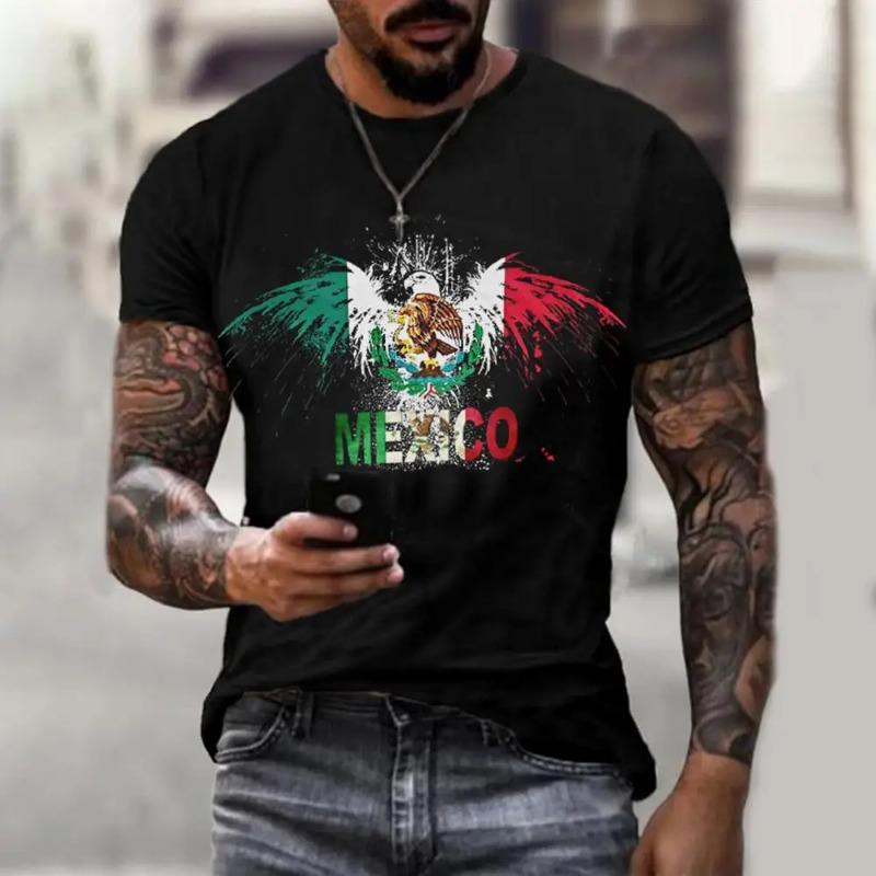 Мексика Футболка для мужчин Мода 3D Принт Узор Короткий рукав Оверсайз Футболка Повседневная Круглый вырез Футболка Уличная одежда XL
Мексика Футболка для мужчин Мода 3D Принт Узор Короткий рукав Оверсайз Футболка Повседневная Круглый вырез Футболка Уличная одежда XL