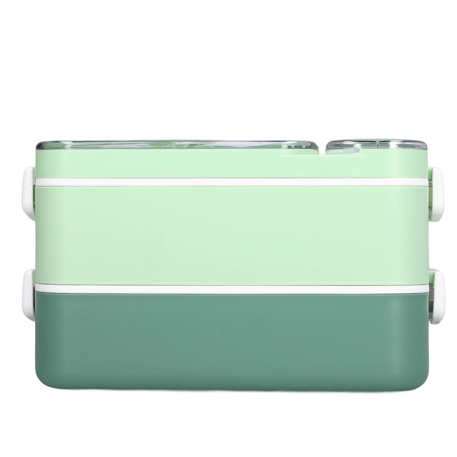 Green Bento Box Double Layer Leakage Proof Microwave Oven Available Lunch Meal Box for Office Dormitory L
Green Bento Box Double Layer Leakage Proof Microwave Oven Available Lunch Meal Box for Office Dormitory L