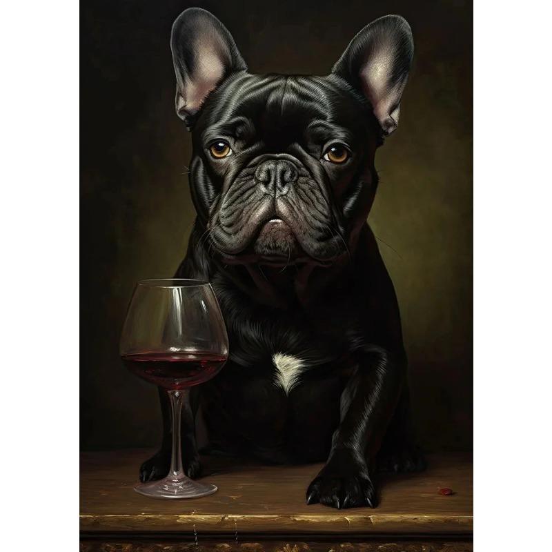 Милый французский бульдог немецкая овчарка с вином портрет собаки плакат принт холст живопись забавный питомец настенное искусство для декора гостиной 21cm×30cm NoFrame
Милый французский бульдог немецкая овчарка с вином портрет собаки плакат принт холст живопись забавный питомец настенное искусство для декора гостиной 21cm×30cm NoFrame