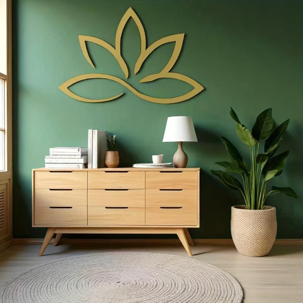 1pc Zen Lotus Metal Wall Art Sculpture Flower Home Decor Party Decoration Housewarming Birthday Gift 20cm/7.9" золотистий
1pc Zen Lotus Metal Wall Art Sculpture Flower Home Decor Party Decoration Housewarming Birthday Gift 20cm/7.9" золотистий