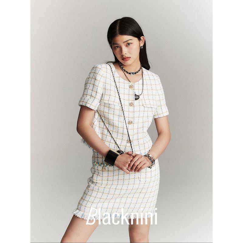 Blacknini Yin Waffle Moonlight Camellia British Limited Fabric Plaid Tassel Classic Style Outwear/Skirt Skirt S
Blacknini Yin Waffle Moonlight Camellia British Limited Fabric Plaid Tassel Classic Style Outwear/Skirt Skirt S