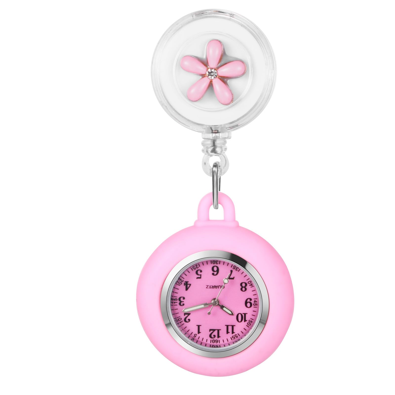 Nurse Watch Silicone Clip Analog Cute Flower Nurse Watch Upside Down Waterproof Pocket Watch Pocket Watch Quartz Watch Nurse Goods Perfect Gift for
Nurse Watch Silicone Clip Analog Cute Flower Nurse Watch Upside Down Waterproof Pocket Watch Pocket Watch Quartz Watch Nurse Goods Perfect Gift for
