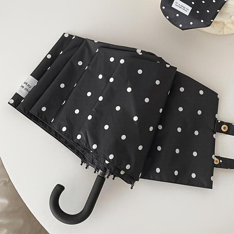 Round Dot Color Umbrella, Stylish Matching, U-Shaped Handle for Easy Portability Style 1
Round Dot Color Umbrella, Stylish Matching, U-Shaped Handle for Easy Portability Style 1